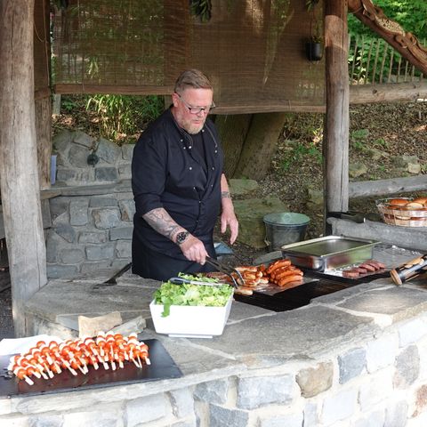 Grillen mit den Sponsoren 